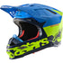 Casca Moto Enduro Alpinestars 2020 Supertech M8 Radium Aqua Yellow