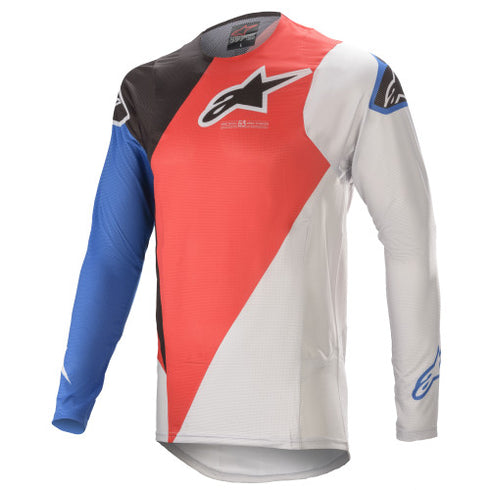 Tricou Enduro Alpinestars 2021 Supertech Blaze Red/Blue