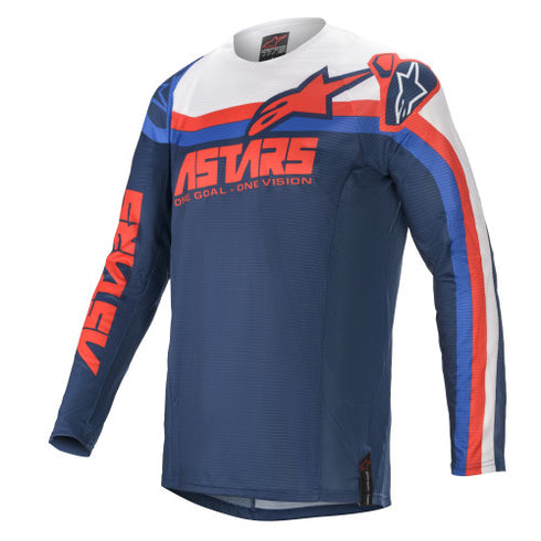 Tricou Enduro Alpinestars 2021 Techstar Venom Blue/Red/White