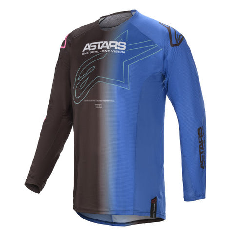 Tricou Enduro Alpinestars 2021 Techstar Phantom Black/Blue