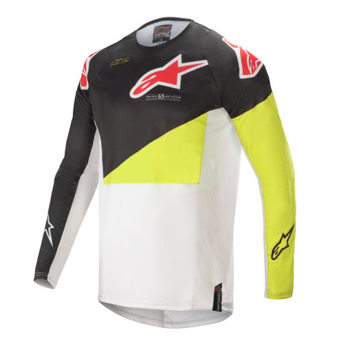 Tricou Enduro Alpinestars 2021 Techstar Factory Black/Yellow Fluo