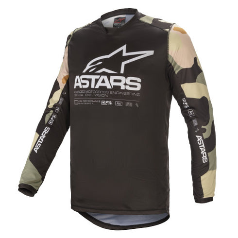 Tricou Enduro Alpinestars 2021 Racer Tactical Desert Camo/White