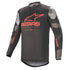Tricou Enduro Alpinestars 2021 Racer Tactical Gray Camo/Red Fluo