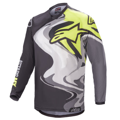Tricou Enduro Alpinestars 2021 Racer Flagship Black Multicolor