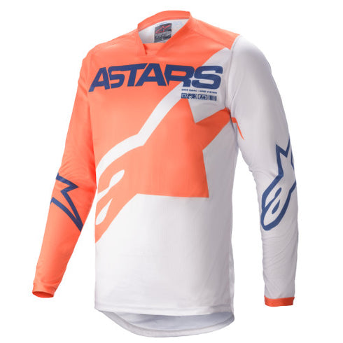 Tricou Enduro Alpinestars 2021 Racer Braap Orange/Light Gray