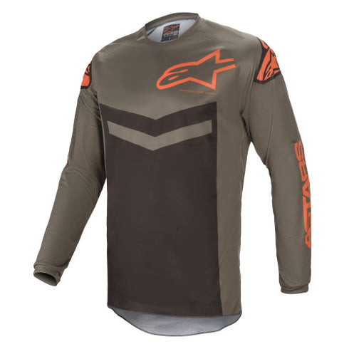 Tricou Enduro Alpinestars 2021 Fluid Speed Dark Gray/Orange