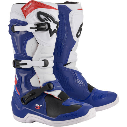Cizme Moto Alpinestars Tech 3 Blue White Red