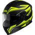 Casca Moto IXS 1100 2.3 BLACK MATT-YELLOW FLUO