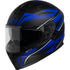 Casca Moto IXS 1100 2.3 BLACK MATT-BLUE