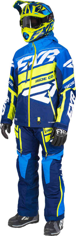 Costum Snow FXR Boost Dri-Link 2pc Lite Two Piece Snow Suit Blue