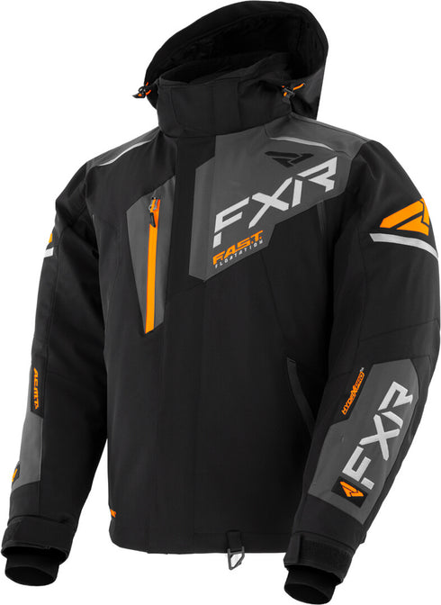 Jacketa Snow FXR Renegade FX Jacket Black Gray Orange