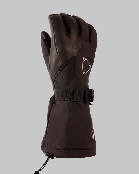 Manusi Snow Tobe Huron Gauntlet Gloves Jet Black