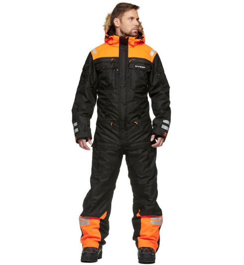 Combinezon snow Sweep Safari Monosuit Black/Orange