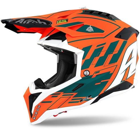 Casca Enduro Airoh Helmet Aviator 3 Rampage orange gloss