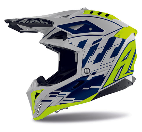 Casca Enduro Airoh Helmet Aviator 3 Rampage blue gloss