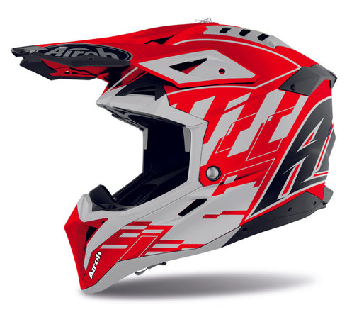Casca Enduro Airoh Helmet Aviator 3 Rampage red gloss