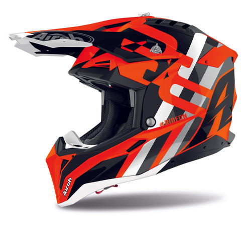 Casca Enduro Airoh Aviator 3 Rainbow orange matt