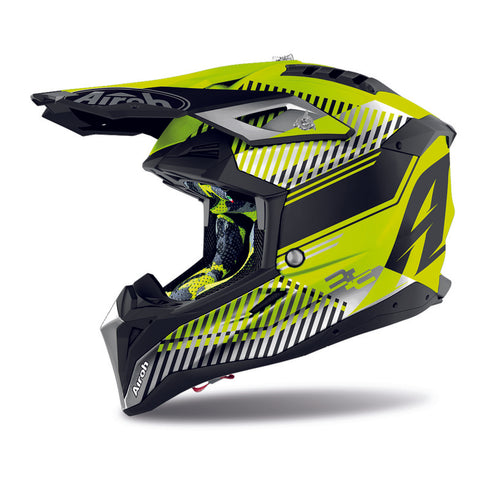 Casca Enduro Airoh Aviator 3 Wave yellow matt