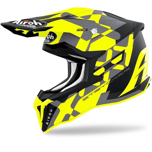 Casca Enduro Airoh Strycker XXX yellow matt