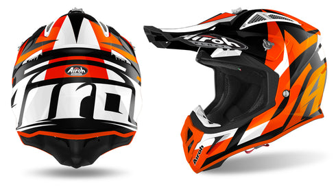 Casca Enduro Airoh Aviator Ace 2 Trick orange