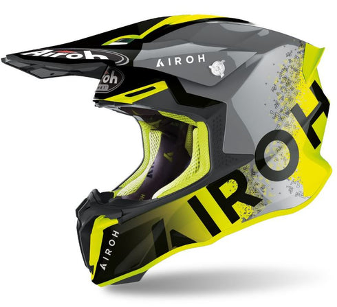 Casca Enduro Airoh Twist 2.0 Bit yellow glosst