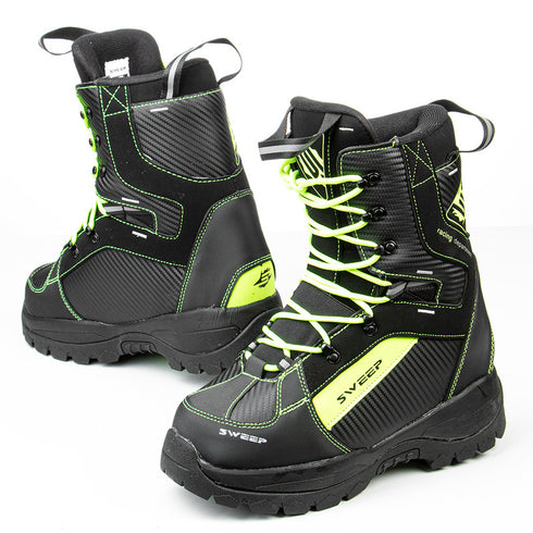 Bootsi Snowmobile Sweep Yeti snowmobile boots black/yellow