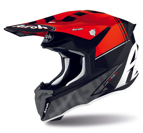 Casca Enduro Airoh Twist 2.0 Tech red gloss