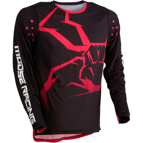Tricou Enduro Moose Racing 2021 Agroid Black Red