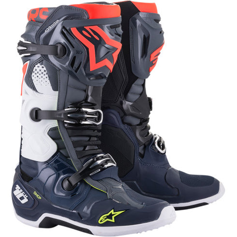 Cizme Moto Alpinestars Tech 10 Dark Gray Blue