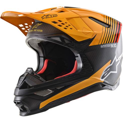 Casca Moto Enduro Alpinestars 2020 Supertech M10 Dyno Black Orange