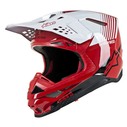 Casca Moto Enduro Alpinestars 2020 Supertech M10 Dyno Red White