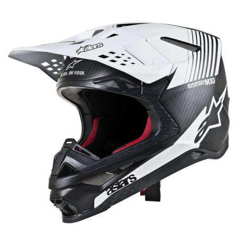 Casca Moto Enduro Alpinestars 2020 Supertech M10 Dyno Black White