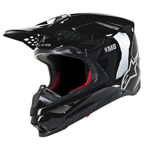 Casca Moto Enduro Alpinestars 2020 Supertech M8 Black Ghost