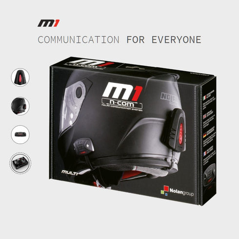 N-COM - SISTEM BLUETOOTH M1 - all helmet models (full-face, flip-up-jet) of any brand