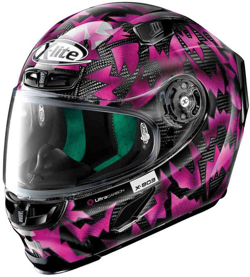 Casca Moto Integrala X-Lite X-803 Ultra Carbon Imago Black/Purple