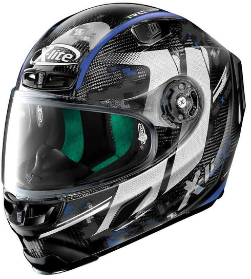 Casca Moto Integrala X-Lite X-803 Ultra Carbon Provocator Black/Blue