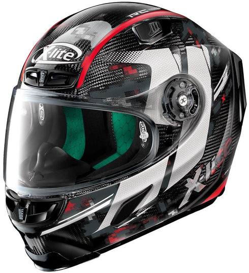 Casca Moto Integrala X-Lite X-803 Ultra Carbon Provocator Black/Red