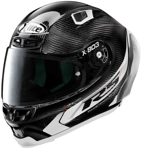 Casca Moto Integrala X-Lite X-803 RS Ultra Carbon Hot Lap Black/White