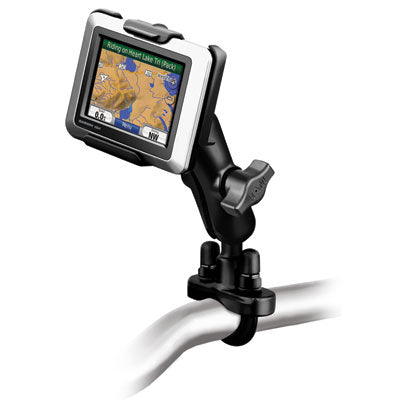 Ram Mounts Rail Mount with U-Bolt Base for Garmin Zumo 220