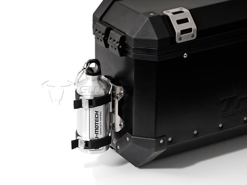 SW-Motech ALU-BOX Bottle Kit. Silver. 1 stainless steel bottle (0.6 L).