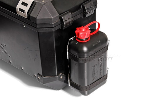 SW-Motech ALU-BOX Canister Kit. Black. Plastic canister. UN approval.