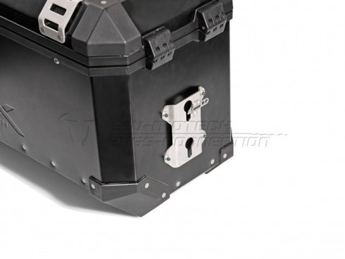 SW-Motech ALU-BOX Canister Kit. Black. Plastic canister. UN approval.