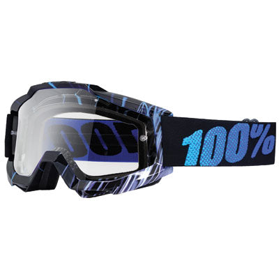 100% Accuri Goggle Blue Weld Frame/Clear Lens