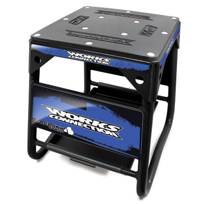 Works Connection Factory 4 Stand Black w/Blue Decals