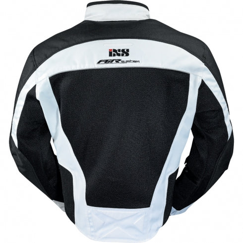 IXS AIRMESH EVO negru/alb geaca de vara ventilata