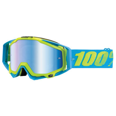 100% Racecraft Goggle Barbados Frame/Blue Mirror Lens ochelari sport