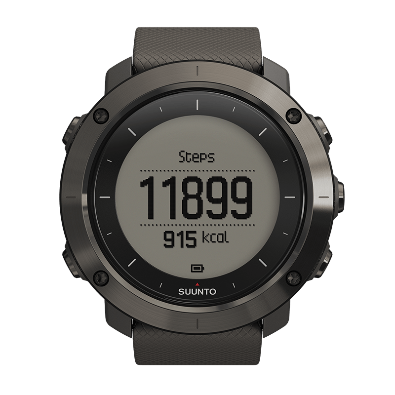 SUUNTO TRAVERSE GRAPHITE (gray case/graphite silicone strap